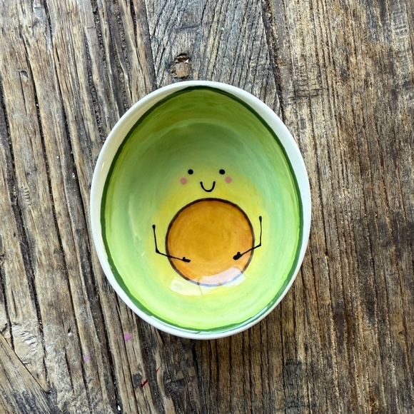 Other - Adorable Avocado Ceramic Dish